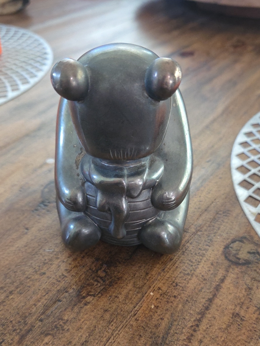 Silver Plated Whinnie The Pooh Piggy Bank